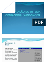 Instalação Windows XP