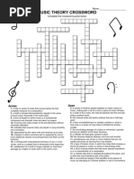 Music Theory Crossword: Name