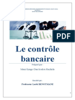 Le Controle Bancaire Prepare Par Encadre