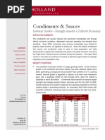 Condiments & Sauces Industry Update - October 2010