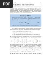 3.9 Elementary Matrices and Equivalence 131