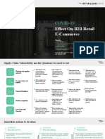 COVID-19: Effect On B2B Retail E-Commerce