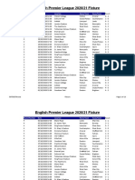 English Premier League 2020/21 Fixture: Round Number Date Location Home Team Away Team