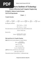 MATLAB For Modern Control Systems