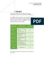 COST Model - Guide To Academic Essays and Thesis Writing