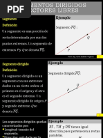 Teórico 1 - Segmentos Dirigidos-Vectores Libres