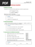 Tema2 - Potencias y Raices - 1º ESO