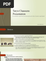 Taryn Claassens Oral Presentation Reflections 22