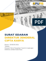 Surat Edaran Dirjen Cipta Karya - Petunjuk Teknis Pengadaan Tanah Di Lingkungan Direktorat Jenderal Cipta Karya