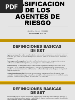 Clasificacion de Los Agentes de Riesgo