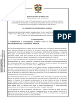 El Subdirector de Seguridad Jurídica: Agencia Nacional de Tierras - Ant RESOLUCIÓN No. 2925 DE 2022-02-25