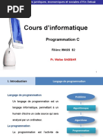 Cours Programmation Langage C - Filère - MASS MIAGE S2