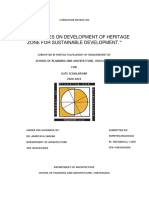 Development of Heritage Zone For Sustainable Development