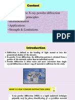 Introduction To X-Ray Powder Diffraction Fundamental Principles Instrumentation Applications Strength & Limitations