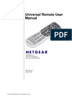 Universal Remote User Manual: Netgear, Inc. 350 E. Plumeria Drive San Jose, CA 95134 USA