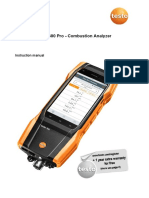 Testo 300 Instruction Manual US