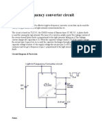 Light To Frequency Converter Circuit