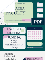 Cuenca Institute, Inc.: Core Area