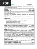 Course Code Basic Electronics L T P C BECE101L 2 0 0 2 Pre-Requisite Nil Syllabus Version Course Objectives