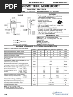 Mbrb2035Ct Thru Mbrb2060Ct: Schottky Rectifier