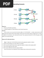 Packet Tracer - Subnetting Scenario: Topology