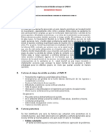 Documento de Trabajo. - Guía para La Prevención Del Suicidio, en El Contexto de La COVID - 19".