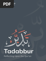 Tadabbur Reflecting Upon The Quran by Life With Allah