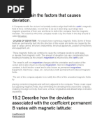 15.1 Explain The Factors That Causes Deviation.: Earth