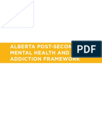 Alberta Post-Secondary Mental Health and Addiction Framework