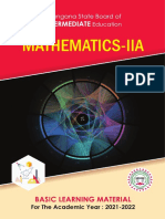 Maths II A (EM) BLM 21-22