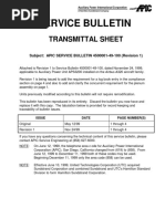 Service Bulletin: Transmittal Sheet