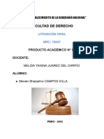 Copia de Producto Académico 01 Litigacion Oral