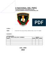 La Ley 1186 y La Interpretación en Caso Del Uso Del Arma de Fuego en Las Operaciones Policiales I2022