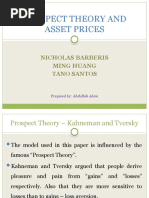 Prospect Theory and Asset Prices