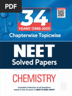 Arihant NEET 34 Years Chapterwise Solutions Chemistry 2022