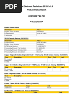 Cat Electronic Technician 2019C v1.0 Product Status Report