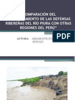 Comparación Del Comportamiento de Las Defensas Ribereñas