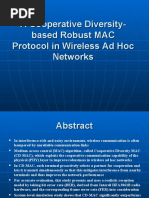 A Cooperative Diversity-Based Robust MAC Protocol in Wireless Ad Hoc Networks