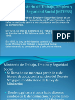 Esquema Del Ministerio de Trabajo, Empleo y Seguridad