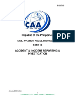 Republic of The Philippines: Civil Aviation Regulations (Car)