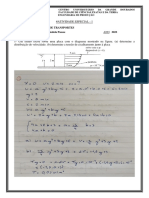 Atividade Avaliativa Especial - Prova 1 FENÔMENOS DE TRASNPORTE