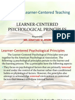 Facilitating Learner-Centered Teaching 02 Learner-Centered Psychological Principles