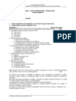 Ministerul Educației Naționale Subiecte Pentru - Etapa Județeană A Olimpiadelor La Disciplinele Din Aria Curriculară "Tehnologii"