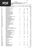 Presupuesto de Grass Sintetico de Chanta