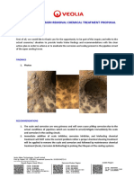 Scale and Corrosion Removal Chemical Treatment Proposal