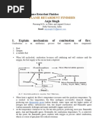 Mechanism of Flame Retardant Finishes