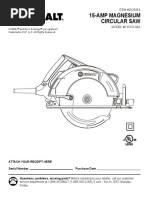 15-Amp Magnesium Circular Saw: ITEM #0325953