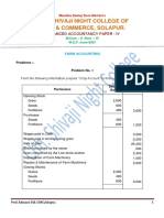 II Sem-IV Problems of Farm Accounting