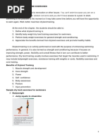 CHAPTER 3 DRYLAND EXERCISES Pe 20 2022