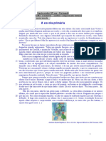 Ficha de Avaliação - A Memória, O Primeiro Dia de Aulas